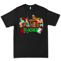 Black spanish teacher Premium Tee - AdoDesignShop