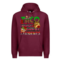Burgundy Taco 'Bout Great Students Premium Hoodie - texasbilliewilder