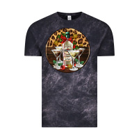 Cloud Black christmas martini cocktail party Vintage Tee - AdoDesignShop