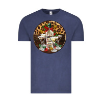 Vintage Denim christmas martini cocktail party Vintage Tee - AdoDesignShop