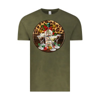 Vintage Olive christmas martini cocktail party Vintage Tee - AdoDesignShop