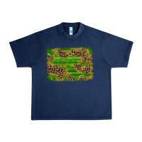 Navy western leopard distressed background Urban Heavy Tee - AdoDesignShop