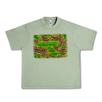 Oil Green western leopard distressed background Urban Heavy Tee - AdoDesignShop