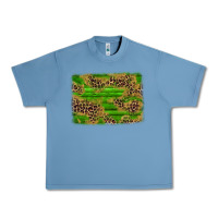 Pebble Blue western leopard distressed background Urban Heavy Tee - AdoDesignShop