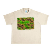 Sandshell western leopard distressed background Urban Heavy Tee - AdoDesignShop