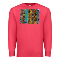 Cardinal Aztec Leopard Glitter Brushstrokes Premium Sweatshirt - Bettercallsaul