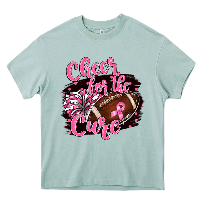 Cheer For The Cure Heavy Core Tee by BarkalooDesign | Teevron