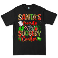 Black Santa's Favorite Surgery Center png sublimation de Premium Tee - texasbilliewilder