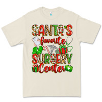 Santa's Favorite Surgery Center Png Sublimation De Premium Tee | Teevron