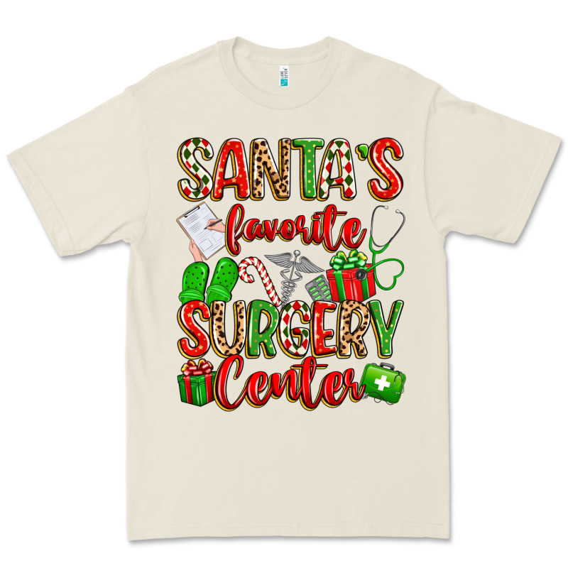 Santa's Favorite Surgery Center Png Sublimation De Premium Tee by texasbilliewilder | Teevron