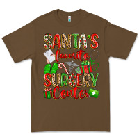 Cacao Santa's Favorite Surgery Center png sublimation de Premium Tee - texasbilliewilder