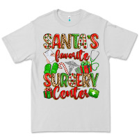 Dove Grey Santa's Favorite Surgery Center png sublimation de Premium Tee - texasbilliewilder