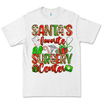 White Santa's Favorite Surgery Center png sublimation de Premium Tee - texasbilliewilder