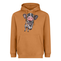 Meerkat baby pig Heavyweight Hoodie - BarkalooDesign