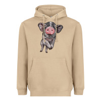 Mushroom baby pig Heavyweight Hoodie - BarkalooDesign