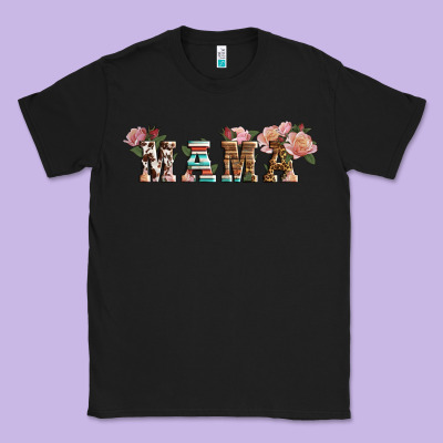 Western Floral Mama Classic Tee Designed By Lillyallendesigns