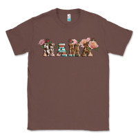 Chestnut Western Floral Mama Classic Tee - LillyAllenDesigns