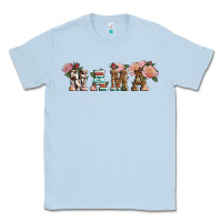Dusty Blue Western Floral Mama Classic Tee - LillyAllenDesigns