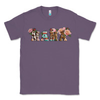 Lavender Western Floral Mama Classic Tee - LillyAllenDesigns