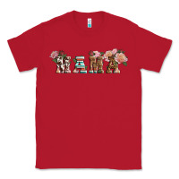Red Western Floral Mama Classic Tee - LillyAllenDesigns