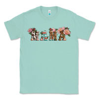 Seafoam Western Floral Mama Classic Tee - LillyAllenDesigns