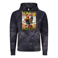 Cloud Black Christmas rooster Vintage Hoodie - Artiststas
