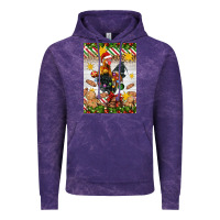 Cloud Purple Christmas rooster Vintage Hoodie - Artiststas