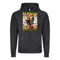 Vintage Black Christmas rooster Vintage Hoodie - Artiststas