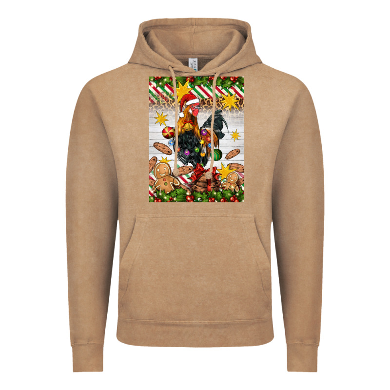 Christmas Rooster Vintage Hoodie by Artiststas | Teevron