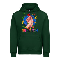 Forest Green Autism Mom Urban Hoodie - CowGirlArtShop