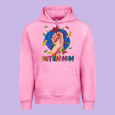 Autism Mom Urban Hoodie Designed By Cowgirlartshop