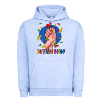 Pigment Grape Ice Autism Mom Urban Hoodie - CowGirlArtShop