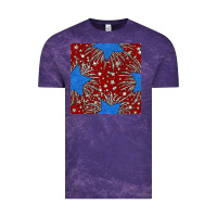 Cloud Purple Glitter 4th of July Seamless Pattern Vintage Tee - BundleAndBundleShop