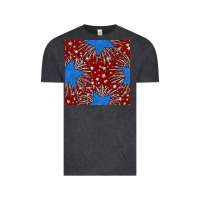 Vintage Black Glitter 4th of July Seamless Pattern Vintage Tee - BundleAndBundleShop