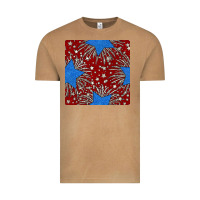 Vintage Camel Glitter 4th of July Seamless Pattern Vintage Tee - BundleAndBundleShop