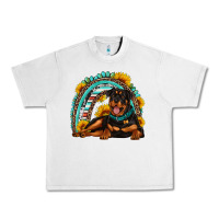 Lunar Rock Rottweiler  rainbow Urban Heavy Tee - Artiststas