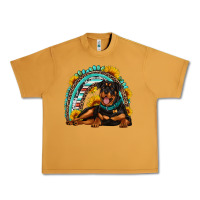 Peanut Butter Rottweiler  rainbow Urban Heavy Tee - Artiststas