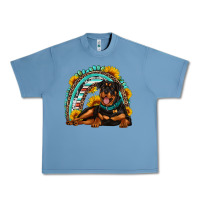 Pebble Blue Rottweiler  rainbow Urban Heavy Tee - Artiststas