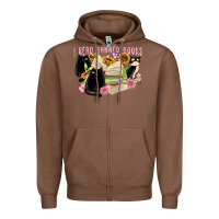 Chestnut ı read banned books Zipper Hoodie - MaliasSmallBusiness