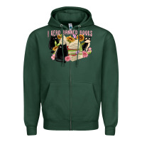 Sports Green ı read banned books Zipper Hoodie - MaliasSmallBusiness