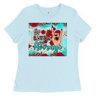 Baby Blue be savage not average Ladies Tee - JahusDesignShop