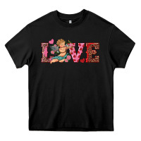 Black love cupid Heavy Core Tee - RanaPortraitStore