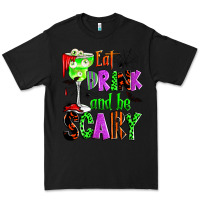 Black eat drink and be scary Premium Tee - Zillion Design Studio