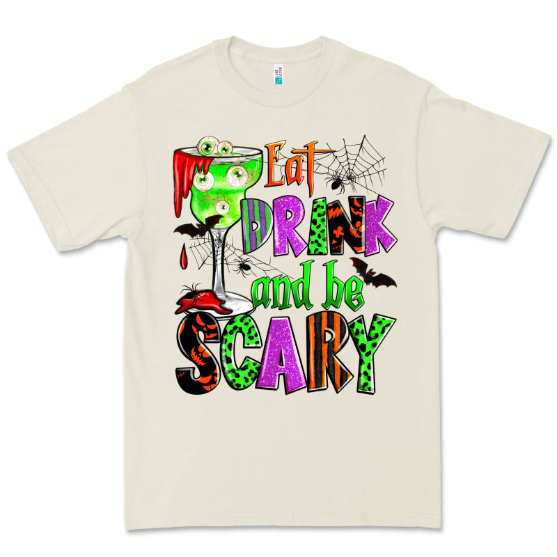 Eat Drink And Be Scary Premium Tee by Zillion Design Studio | Teevron