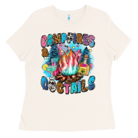 Bone campfires and coctails Ladies Tee - Zillion Design Studio