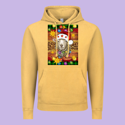 Christmas Sheep Air Freshener Vintage Hoodie Designed By Artiststas