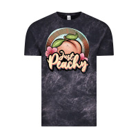 Cloud Black just peachy Vintage Tee - JahusDesignShop