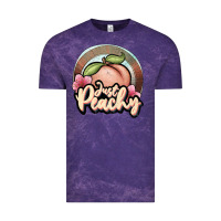 Cloud Purple just peachy Vintage Tee - JahusDesignShop