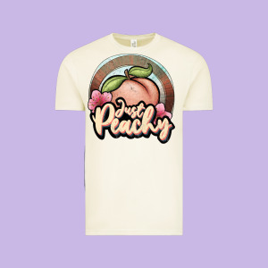 Just Peachy Vintage Tee Designed By Jahusdesignshop
