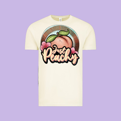 Just Peachy Vintage Tee Designed By Jahusdesignshop